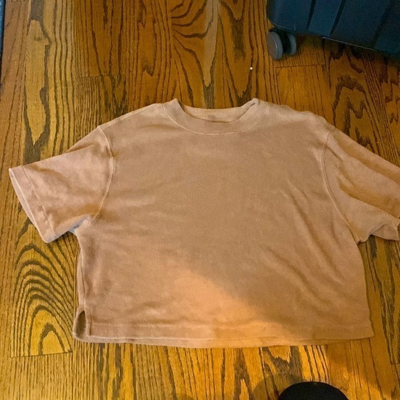 Abercrombie & Fitch Tops - Abercrombie and Fitch Terry Cloth Cropped Tee